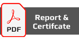 The picture of Test Report and Certifcate showing the accessories and scopes of supply.